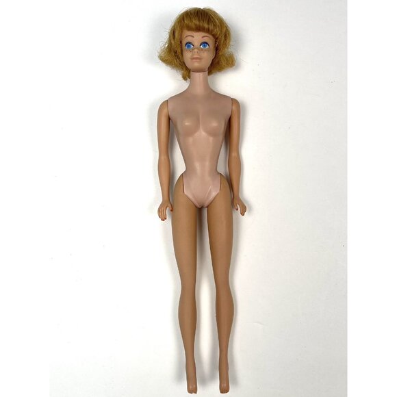 VTG 1960s MATTEL Barbie Midge Doll Strawberry Blonde Blue Eyes Freckles Japan - Picture 1 of 4